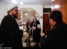 دیدار با خانواده شهدای مسیحی به مناسبت سال نو میلادی
