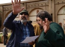 فرهاد اصلانی و امیررضا دلاوری در پشت صحنه «سلمان فارسی»