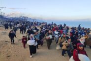 آتش‌بس غزه| آغاز بازگشت آوارگان فلسطینی به شمال نوار غزه