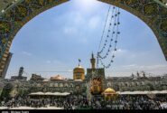 حال و هوای حرم رضوی در روز ولادت امیرالمومنین(ع)