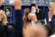 مردم قم با امام خامنه‌ای دیدار کردند