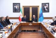 دیدار مخبر با جبلی و معاونان سازمان صداوسیما