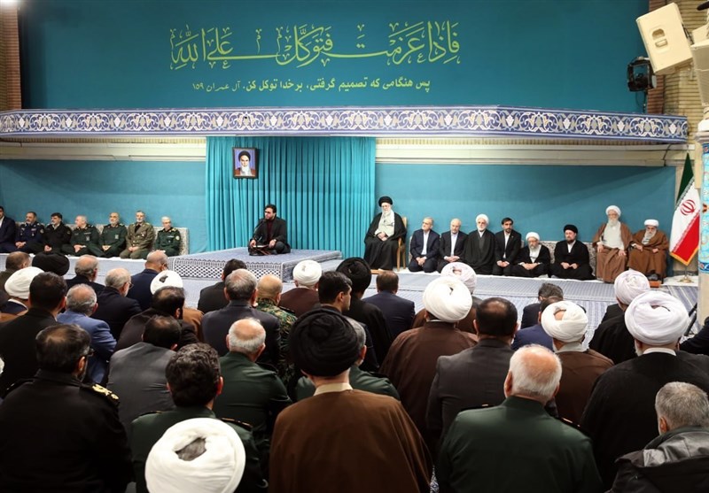 آغاز دیدار رمضانی مسئولان نظام با امام خامنه‌ای