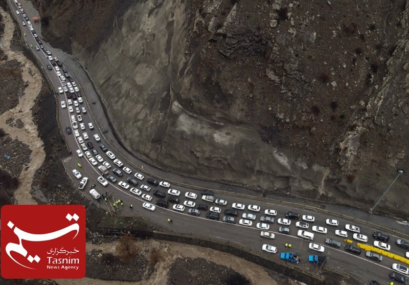 ترافیک سنگین در چالوس و هراز