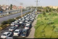 ترافیک سنگین در جاده چالوس