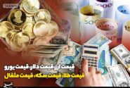 قیمت طلا، قیمت دلار، قیمت سکه و قیمت ارز ۱۴۰۴/۰۴/۲۵